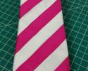 Pink and White Tie